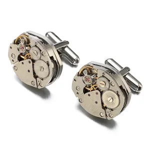 boutons de manchette style steampunk