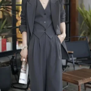 costume décontracté femme pantalon long