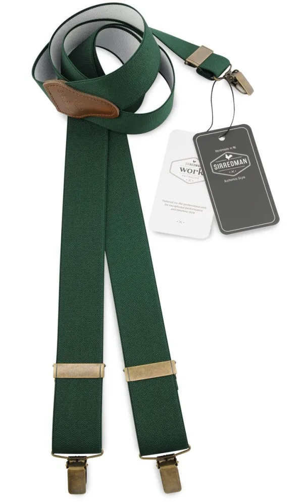 Bretelles Classiques Vert Bouteille