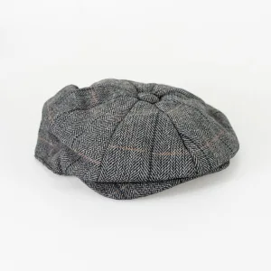 Casquette à visière gris rétro Albert - Cavani