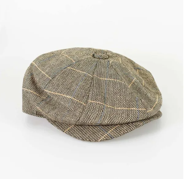 Casquette à visière marron rétro Albert - Cavani