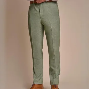 Cavani Caridi - Pantalon Vert Sauge