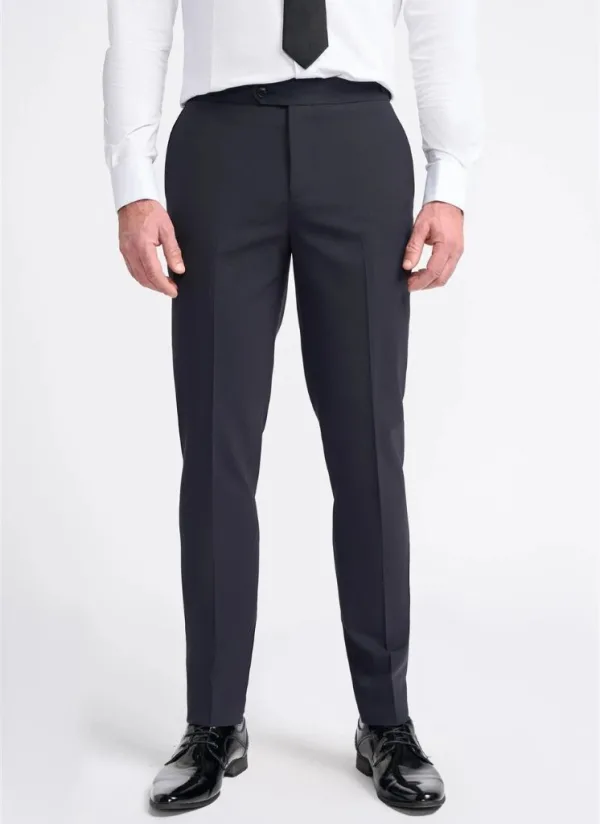 Cavani - Pantalon Aspen Bleu Marine Sans Bande