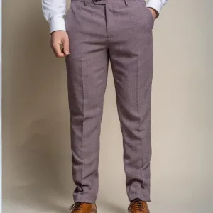 Cavani - Pantalon Lilas Slim Fit