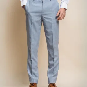 Cavani - Pantalon Miami Bleu Ciel Slim Fit