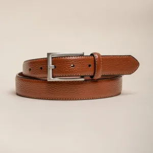 Ceinture en cuir Cavani marron clair