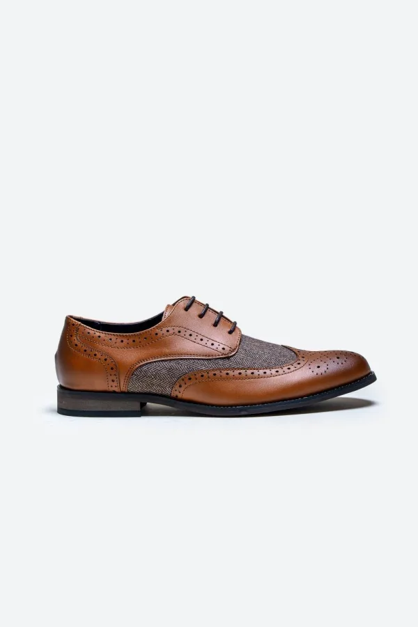 Chaussures Cavani Oliver Tweed - Marron