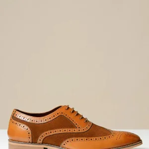 Chaussures en cuir marron, Marc Darcy Bradley - Wingtip brogue