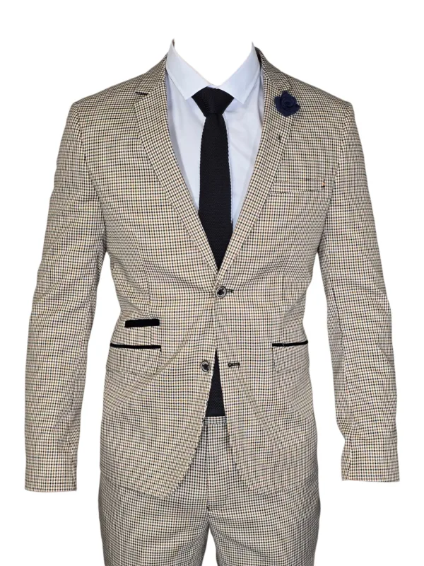 Costume 2 pièces - costume à carreaux pour hommes - Costume Elwood 2pc