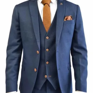 Costume bleu marine Max 3 pièces hommes - Marc Darcy