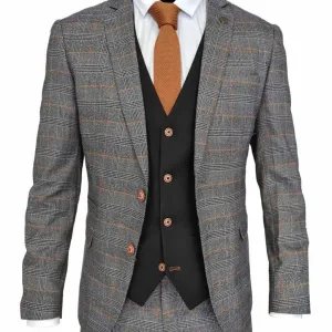 Costume gris trois pièces Jenson - Marc Darcy