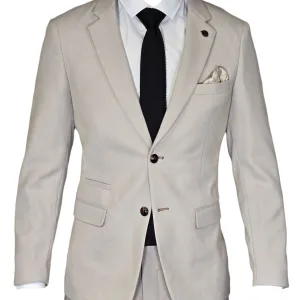 Costume homme double boutonnage en pierre - Costume homme Marc Darcy HM5 Stone 2pc