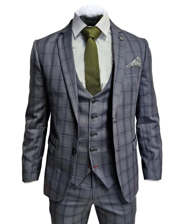 Costume homme trois pièces Jose Gris