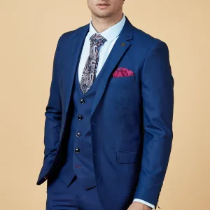 Costume trois pièces Danny Bleu Royal - Marc Darcy