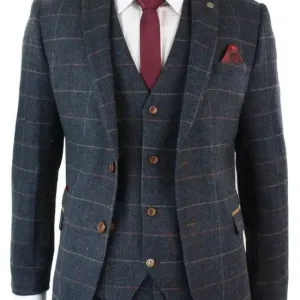 Costume trois pièces homme Tweed Eton - Marc Darcy