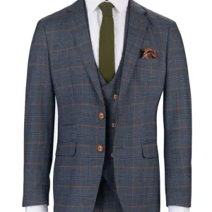 Costume trois pièces Jenson bleu ciel - Marc Darcy