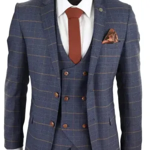 Costume trois pièces Jenson bleu marine - Marc Darcy
