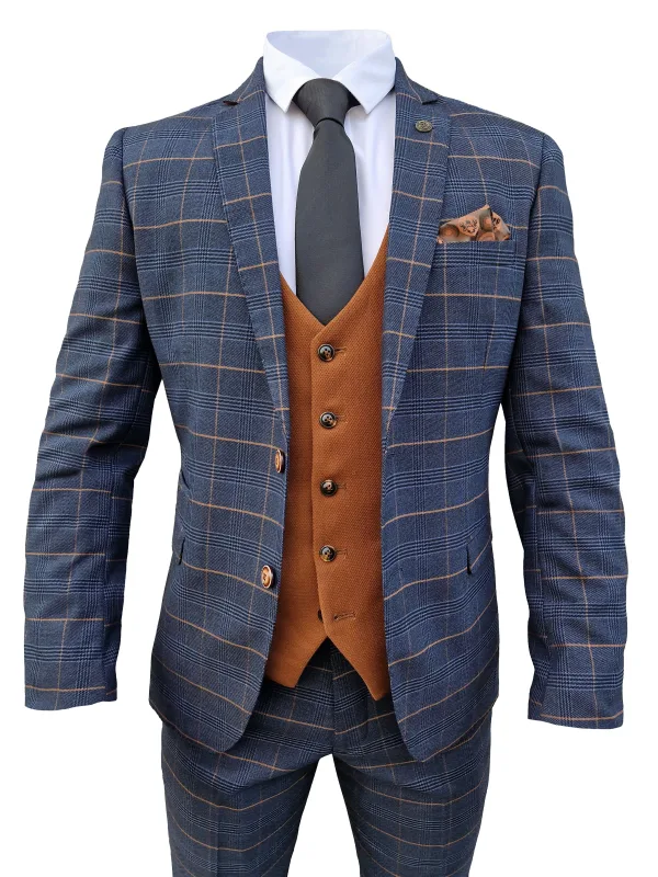 Costume trois pièces Jenson Marine Mix and Match - Marc Darcy