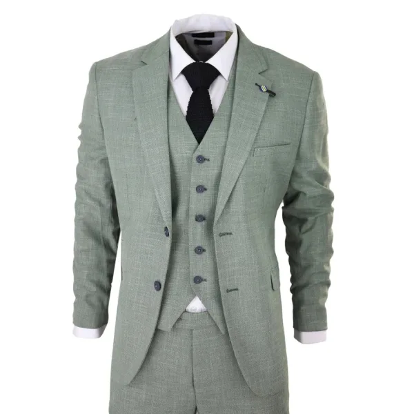 Costume trois pièces slim fit Cavani Sage