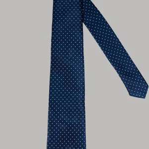 Ensemble Cravate à Pois Marine - Cavani