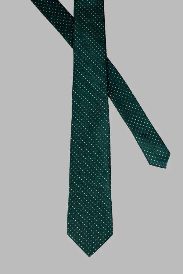 Ensemble de cravate Verts Olive Dots - Cavani