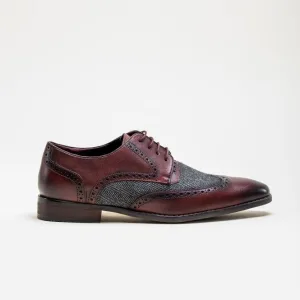 Faro Chaussures Tweed Bordeaux | Cavani Faro Bordeaux