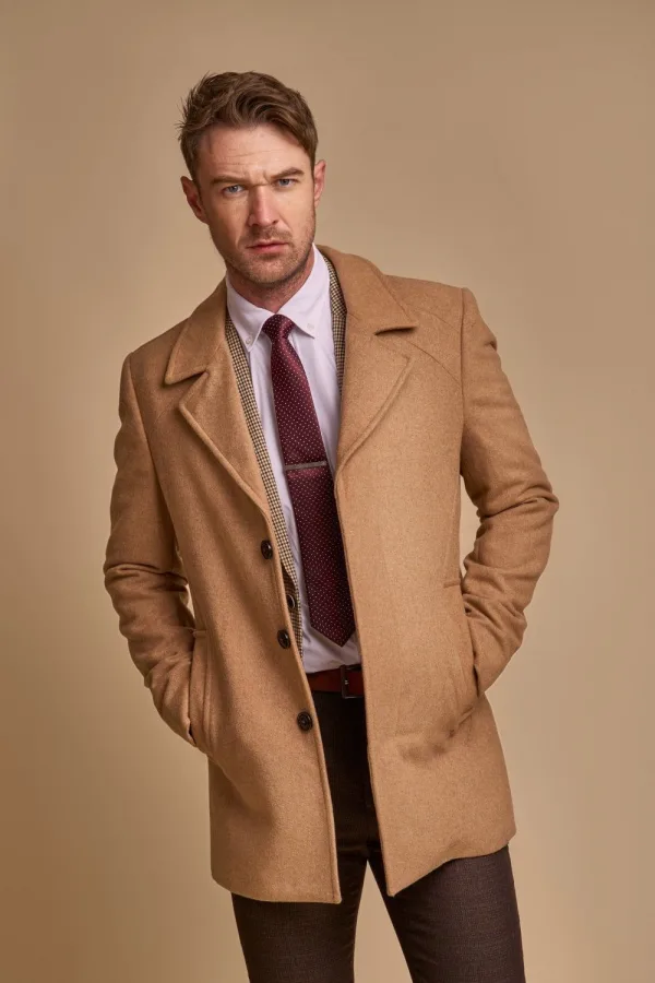 Manteau hommes Marcus - Chameau - Cavani