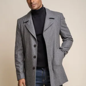 Manteau hommes Nelson - Gris - Cavani