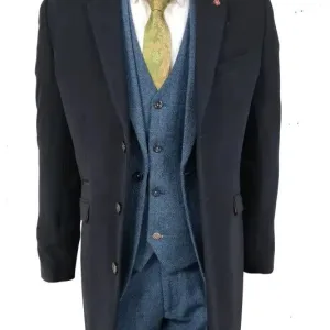 Manteau hommes Romano coloris bleu marine - Cavani