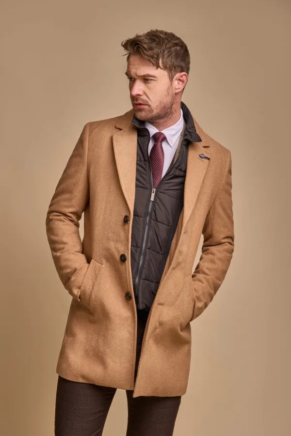 Manteau hommes Sanford - Chameau - Cavani