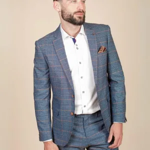 Marc Darcy - Blazer Jenson Bleu ciel