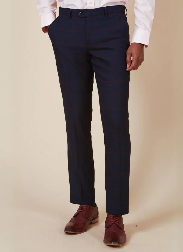 Marc Darcy - Pantalon Bleu Marine Edison Redline