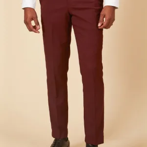 Marc Darcy - Pantalon MAX Rouge Vin