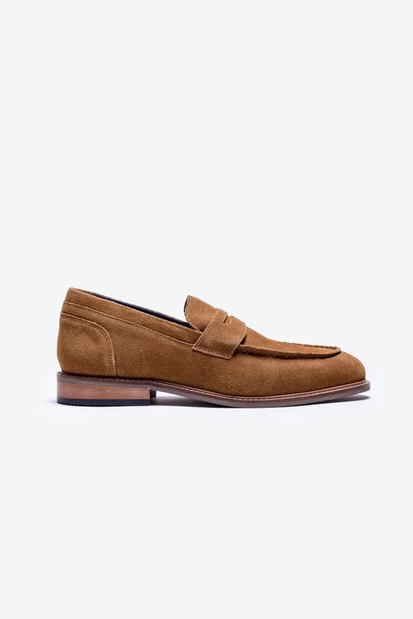 Mocassins en daim Cavani Jordan - Marron clair