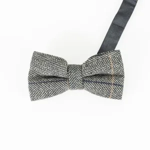 Nœud papillon Gris/Marine - Cavani Albert