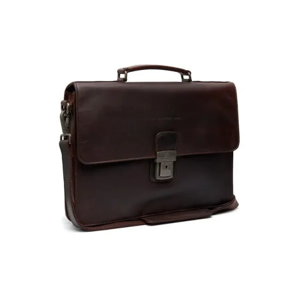 Serviette en Cuir - The Chesterfield Brand Venice Marron